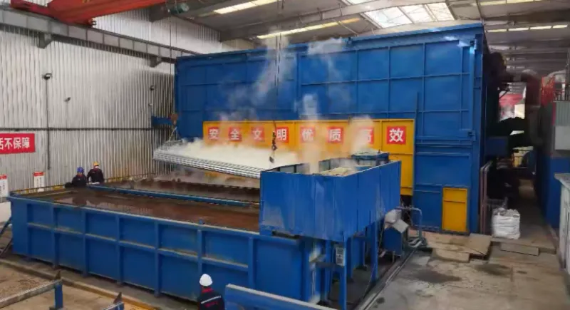 Color coated steel coil processing workshop for building materials