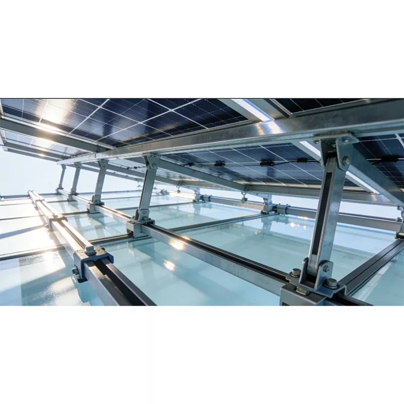 Система кріплення фотоелектричного навісу